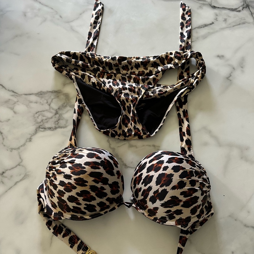 Leopard print size large bikini from Victoria Secret